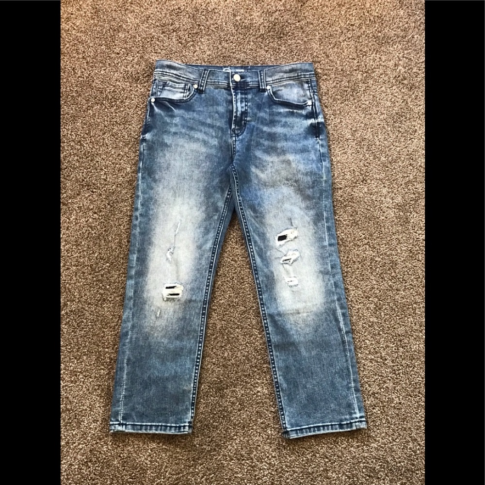 Wonder Nation Boys Rip Jeans, Size 10 Husky